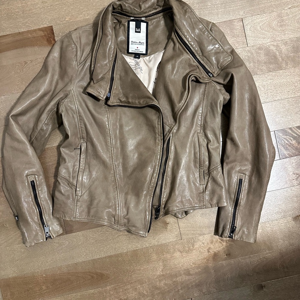 Leather jacket